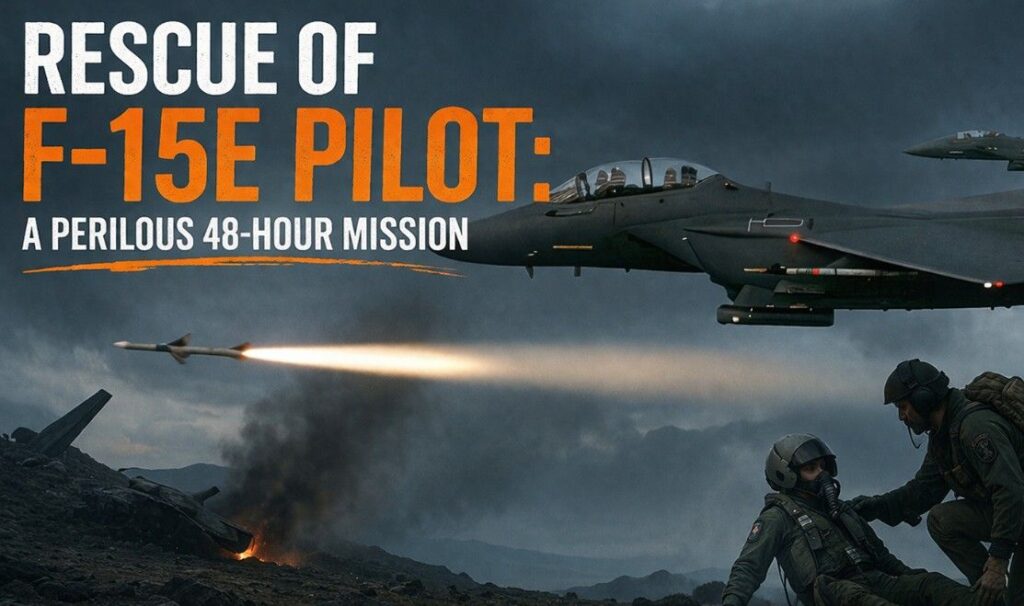 F-15E पायलट का रेस्क्यू